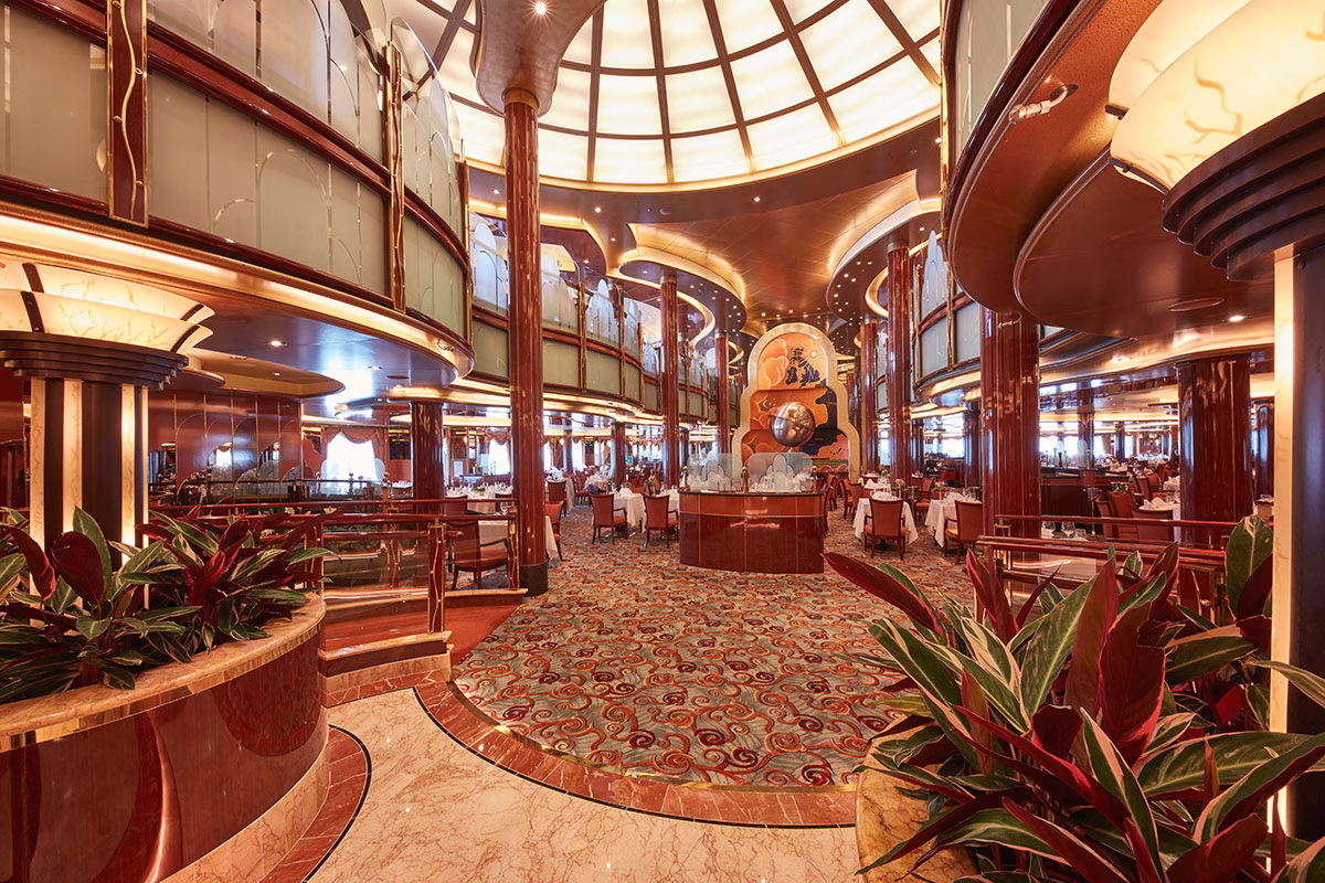 Restaurant der Queen Victoria der Cunard Linie