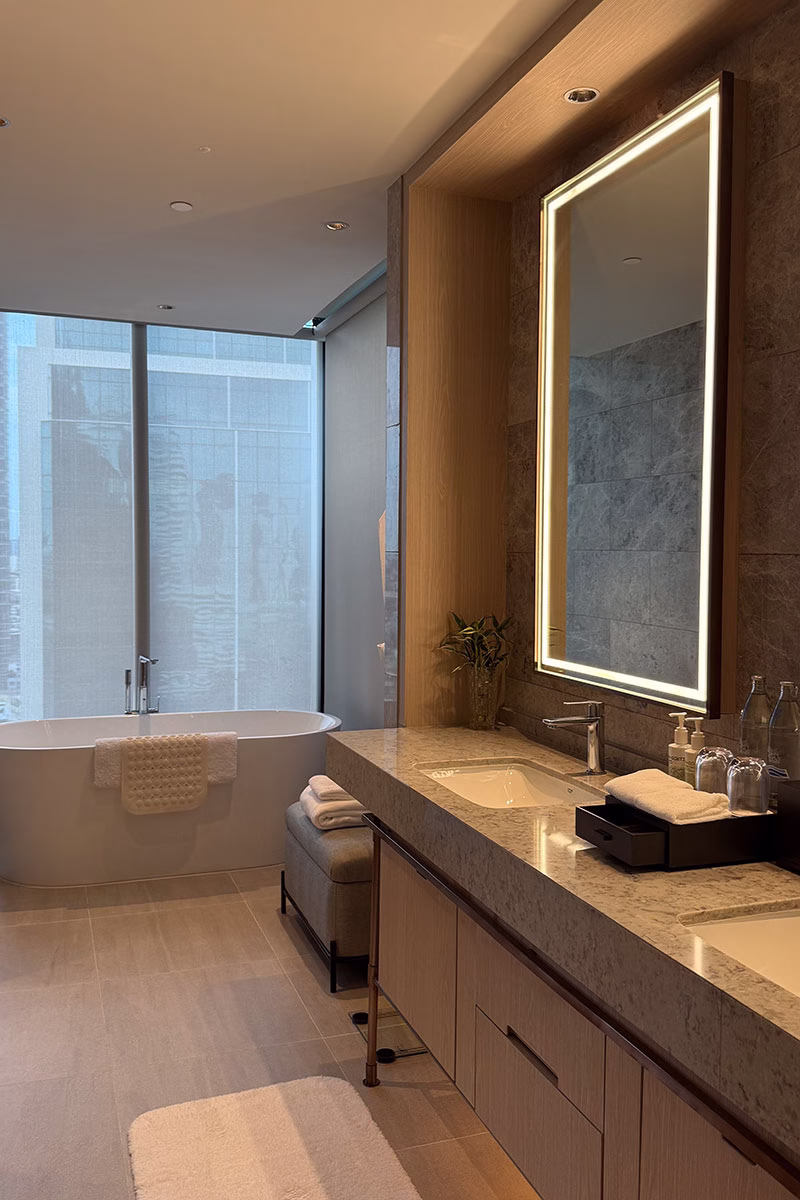 Badezimmer im Dusit D2 Samyan