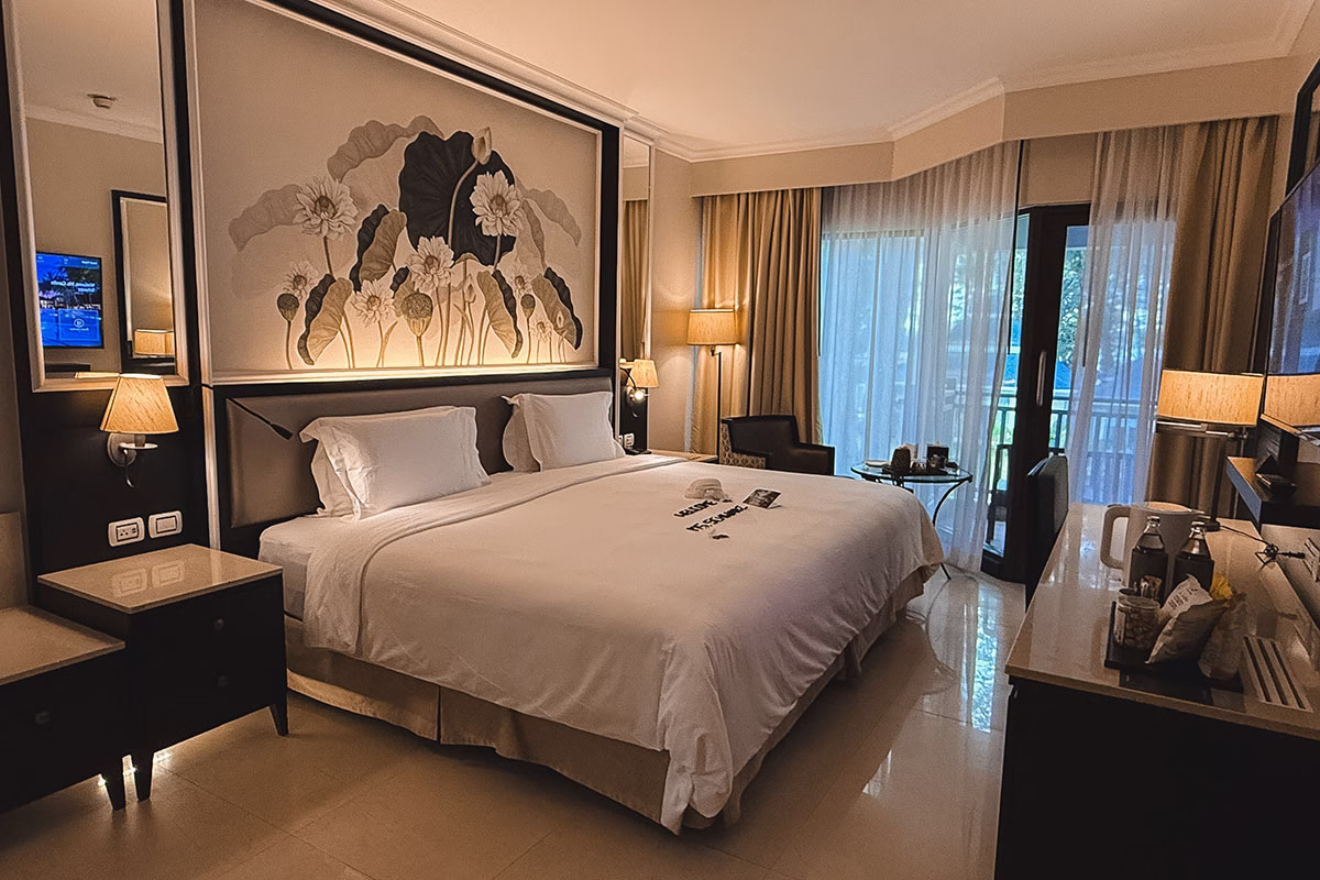 Schlafzimmer im Dusit Thani Laguna Phuket