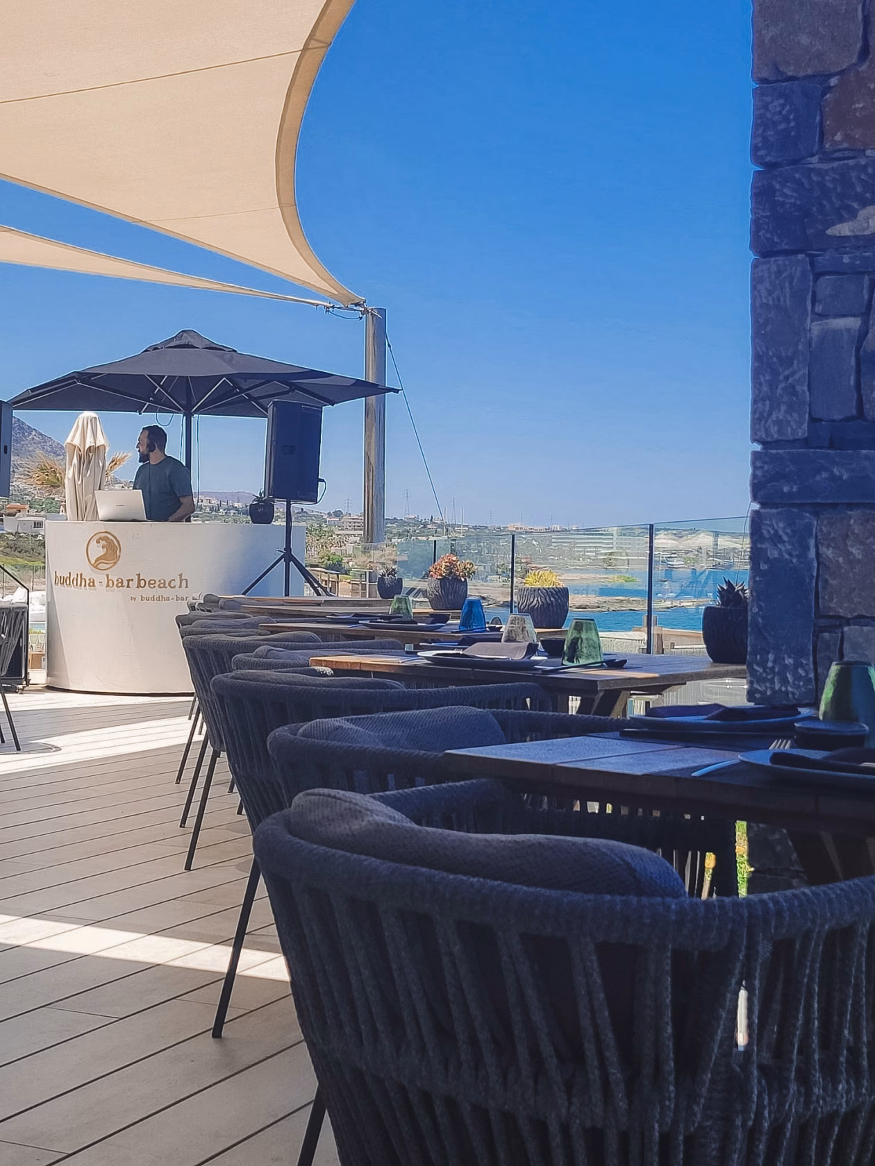 Buddah Bar im Abaton Island Resort auf Kreta