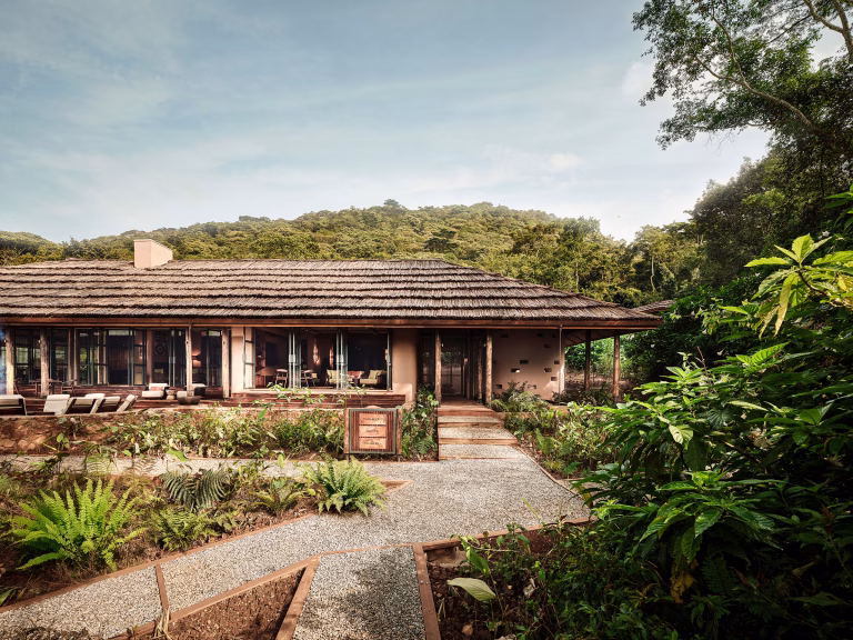 Ansicht der Gorilla Forest Lodge