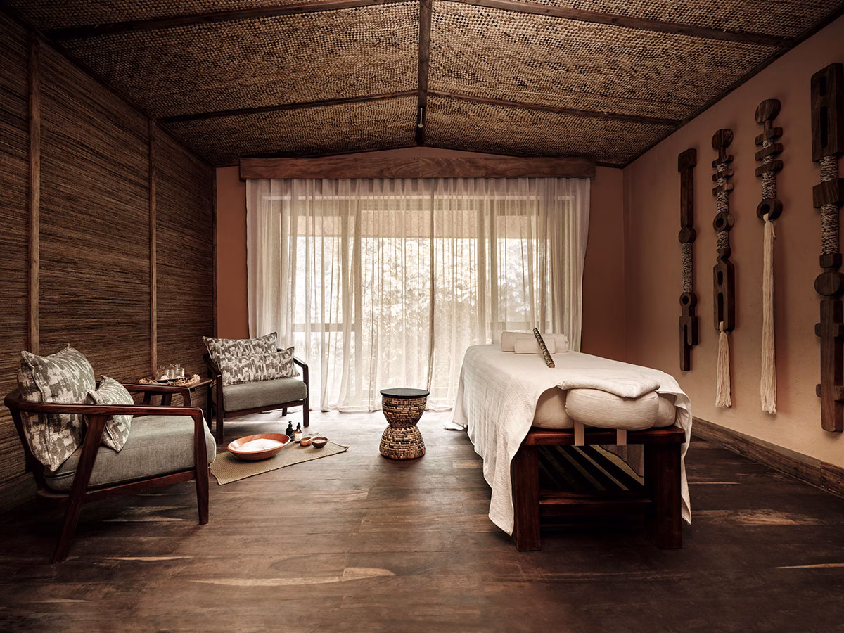 Spa Bereich der Gorilla Forest Lodge