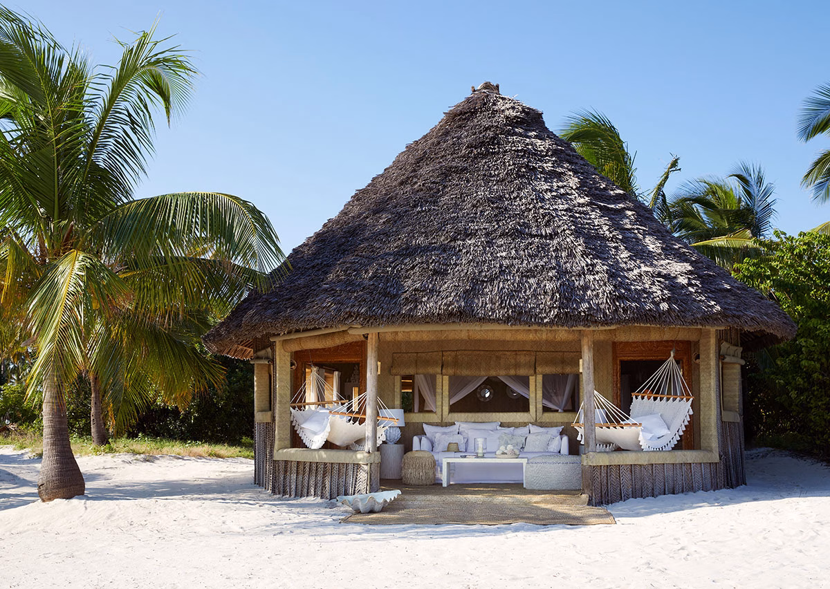 Hütte am Strand des LABA Fanjove Island