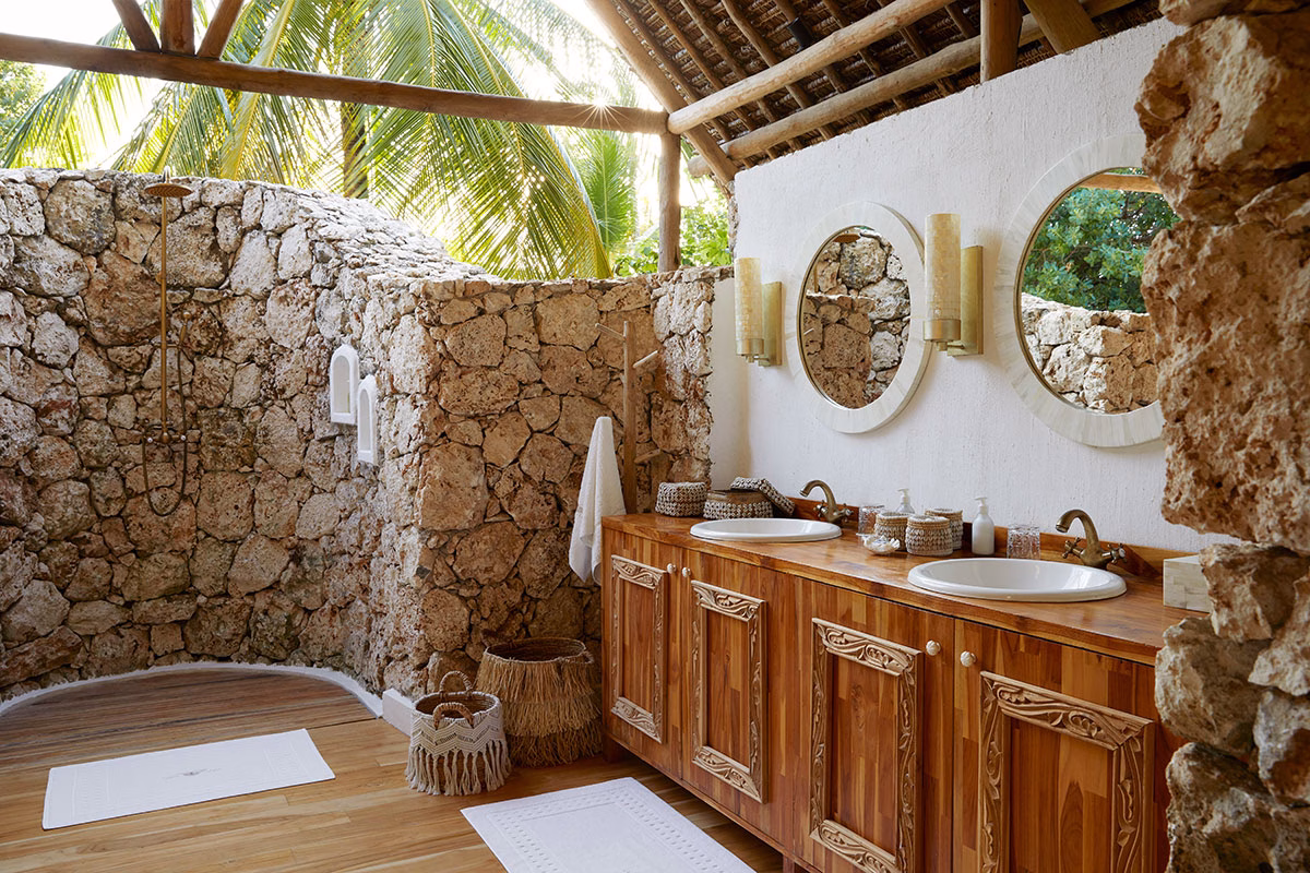 Badezimmer im LABA Fanjove Island