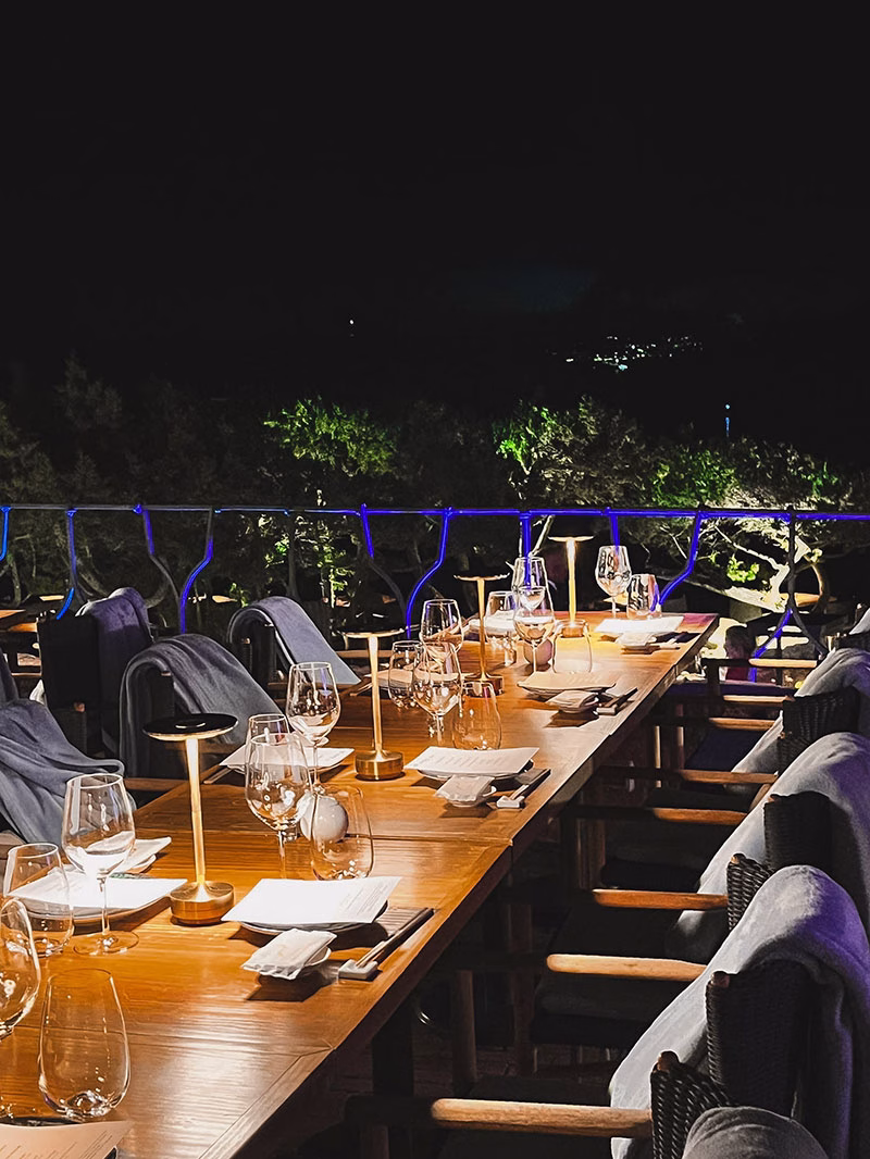 Hotel Cala di Volpe Gedeckter Tich