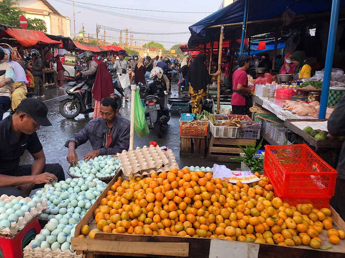 Markt in Indonesien