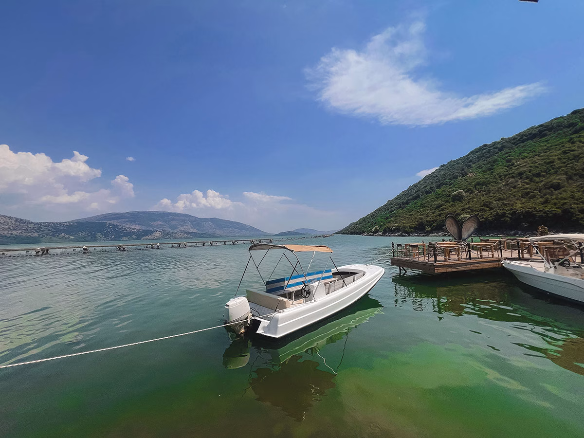 Butrint-See in Albanien