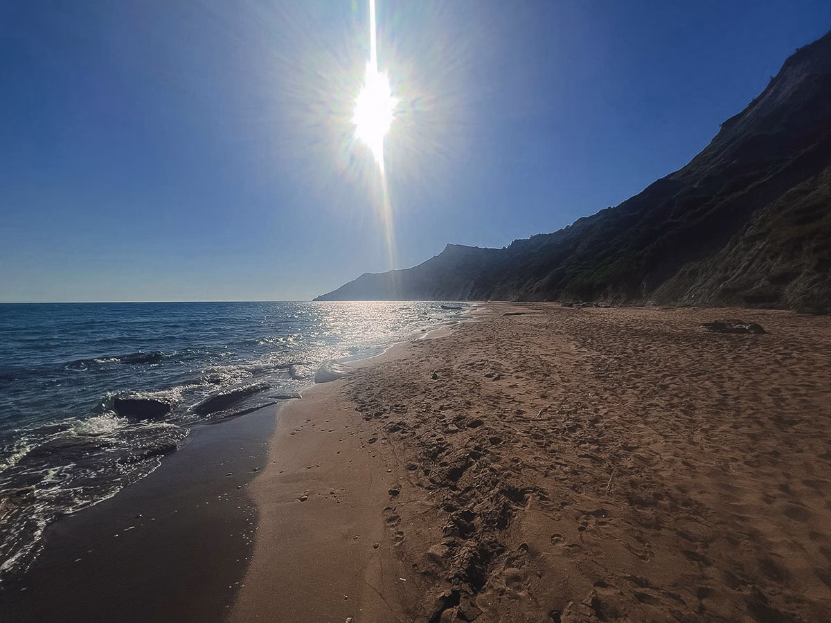 Stelari Beach auf Korfu