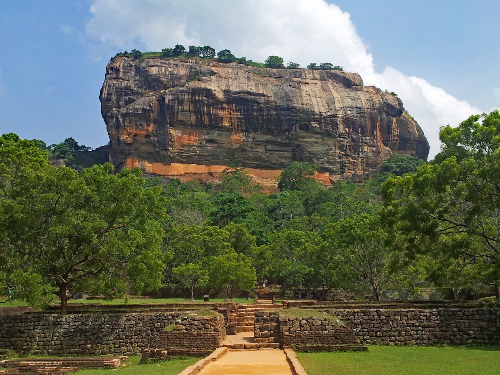 Sigiriya Lions Rock in Sri Lanka