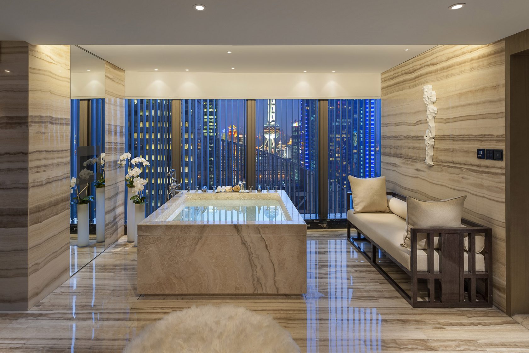 Mandarin Oriental Pudong, Shanghai - Presidential Suite Bathroom