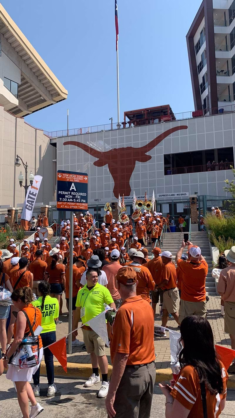 Tailgate-Party bei den Texas Longhorns in Austin