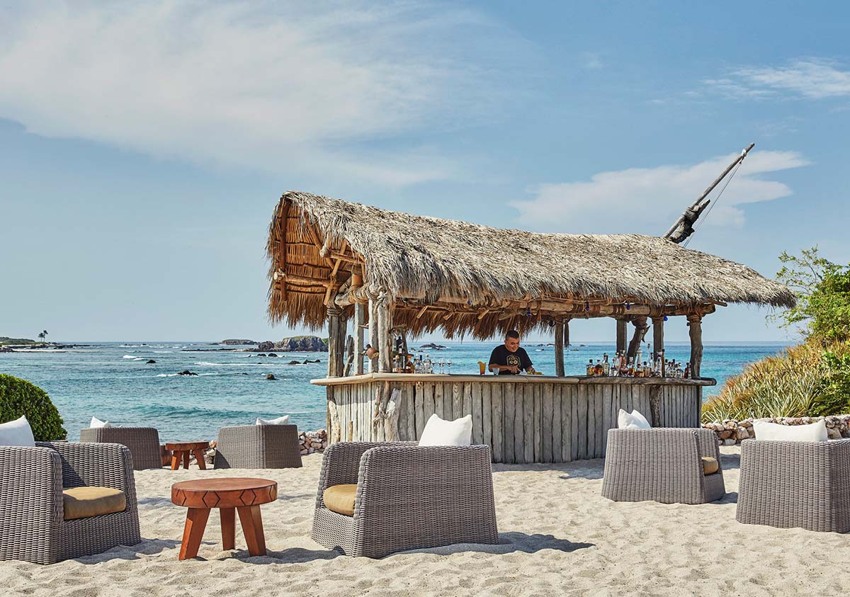©Four Seasons Resort Punta Mita, Mexiko – Strandbar