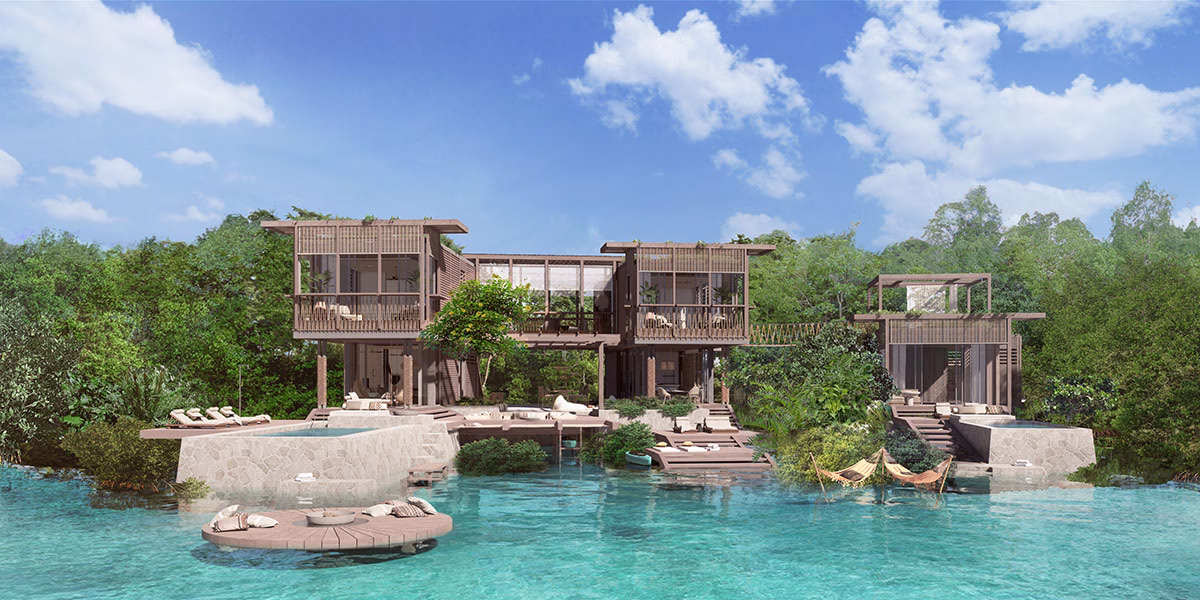 Rendering des neuen Six Senses Belize